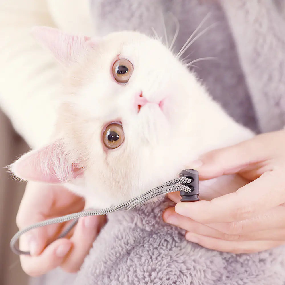 Huisdierrugzak voor honden en katten - Pluche dubbele schoudertas