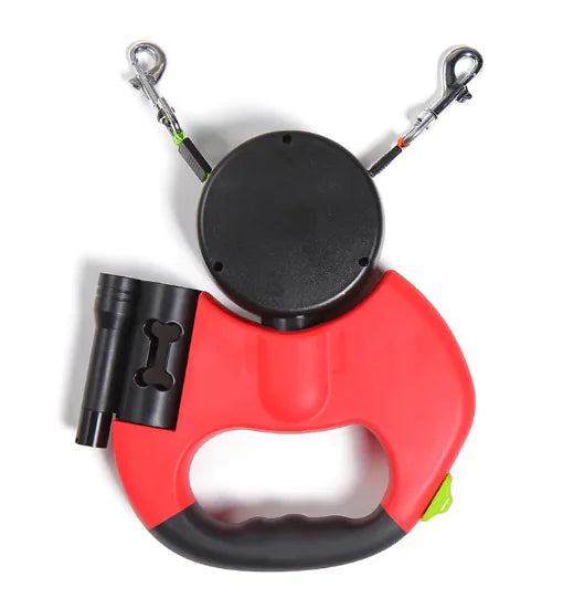 Uitrolbare Hondenriem met LED Licht – Veilig Wandelen in het Donker