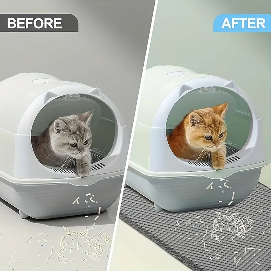 EVA Dubbel-Laagse Kattenmat – Vangt Grit op &amp; Houdt Je Huis Schoon